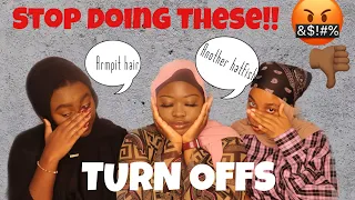 chit chat bbm turn offs in men episode 5