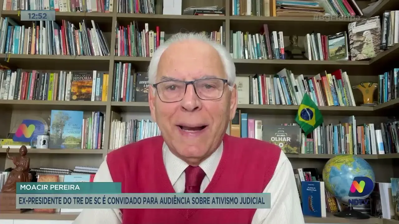 Moacir Pereira: ex-presidente do TRE é convidado para audiência sobre ativismo judicial