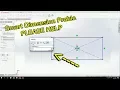 Solidworks smart dimension problem with lines HELP