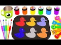 Download Lagu Satisfying Video | DIY How to Make Glittery Rainbow Ducks from Beads, Slime and SPRUNKI Cutting ASMR