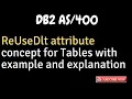 REUSEDLT Attribute - Reusing deleted records for IBM i database files