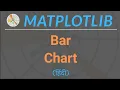 Matplotlib Python Tutorial in Hindi Bar Chart Bar Graph