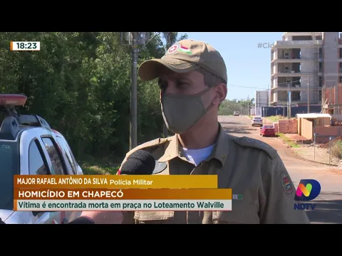 Homem é encontrado morto em praça de Chapecó