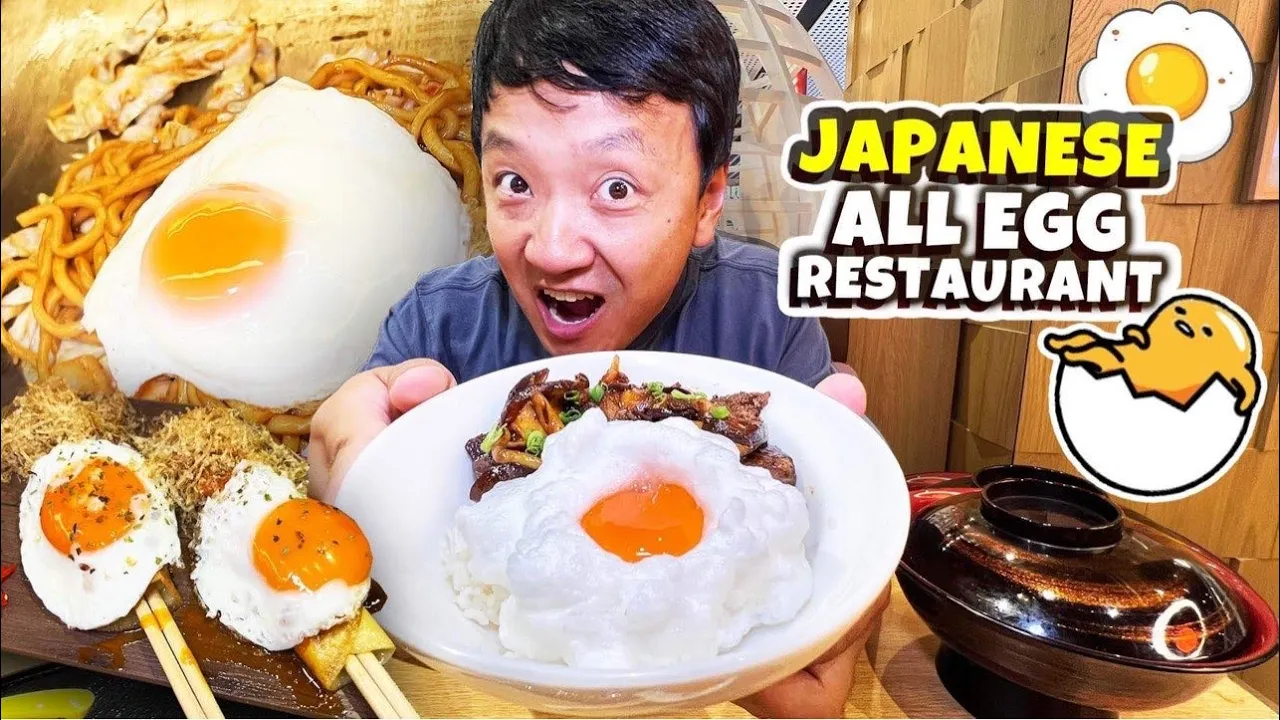 BEST BREAKFAST Japanese ALL EGG Restaurant & OKONOMIYAKI Japanese FOOD TOUR in Singapore