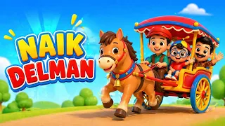 Naik Delman 🎶 Lagu Anak Indonesia Populer | Animasi Lucu Anak