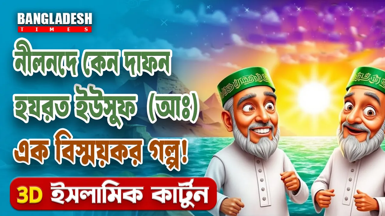ইউসুফ আঃ কে দাফন করার বিস্ময়কর ঘটনা | প্রতিদিনের ইসলামিক কার্টুন