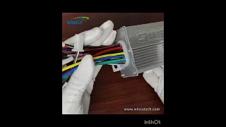 350W Brushless Motor Controller with LCD Speed Display Throttle for E-Bikes Scooters
