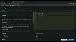 code chef practice problem briyani classes