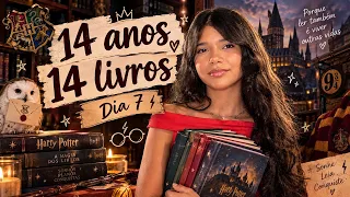 A SURPRESA DO ÚLTIMO DIA FOI HARRY POTTER! ⚡🪄 | 14 ANOS 14 LIVROS