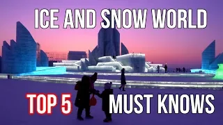 Download 5 THINGS I WISH I HAD KNOWN BEFORE VISITING THE HARBIN SNOW AND ICE WORLD MP3