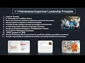 Maintenance Supervisor Best Practices Presentation