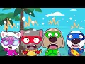 Lagu Talking Tom Heroes - Lazy Heroes (Episode 34)