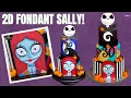 How I Make 2D Fondant Characters Sally from Nightmare Before Christmas