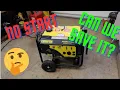 Champion generator no start curb find - Can We Save It