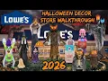 Lowes Halloween Decor NEW 2026 Store Walkthrough Ft Animatronics Scary Decor