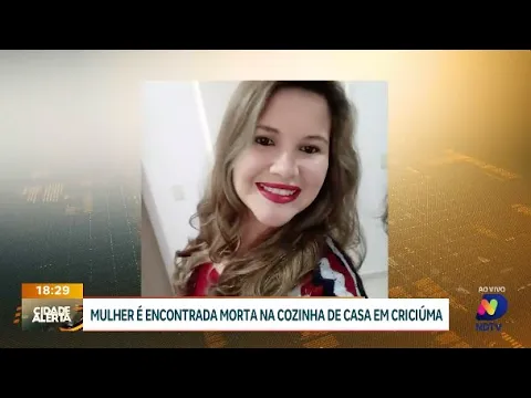 Mulher é encontrada morta na cozinha de casa em Criciúma