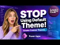 Professional Theme System in Canvas Apps 4 Theme Variants
