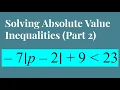 Solving Absolute Value Inequalities Part 2