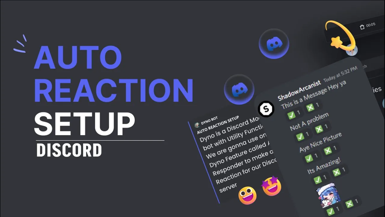 Discord Auto Reaction Setup Tutorial | 2022 Discord Auto Reaction Setup Tutorial | 2022