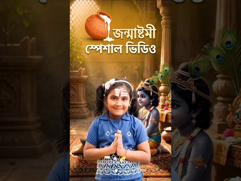 মিষ্টি করল গোপালের লাড্ডু চুরি 😭😭😭#shorts #krishna #janmashtami #misti