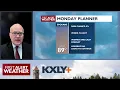 Warm temps moderate air and calm conditions for your Spokane Monday