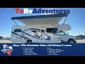 Macy Ellie TxRvAdventures Houston Luxury RV Rentals Thor 31WV Orientation
