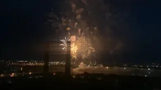Омичи делятся видео праздничного салюта, посвященного годовщине Победы в соцсетях