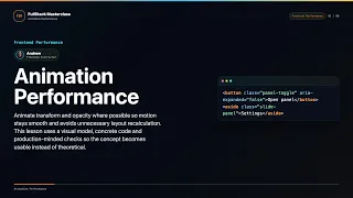Animation Performance Explained FullStack Masterclass Frontend Performance Course