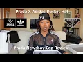 Prada X Adidas Bucket Hat and Prada Newsboy Cap Review