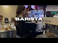 BARISTA VLOG a quiet shift at the cafe espresso cashier restocking