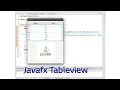 Javafx tableview bind data Example