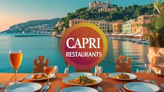 Top Restaurants in Capri Where to Eat in Capri Italy Best Restaurants on Capri Island