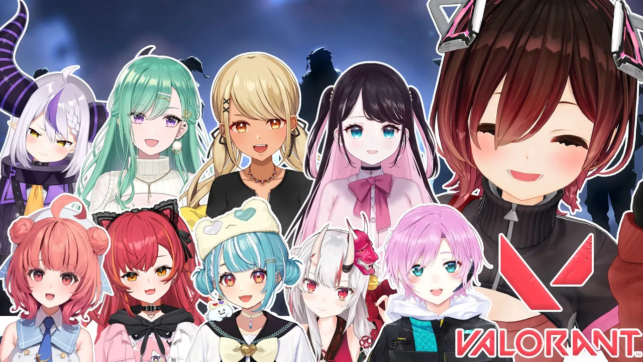 【 VALORANT】女子カスタム⸜(｡˃ ᵕ ˂ )⸝＃にじほろすぽ【ロボ子さん /ホロライブ】
