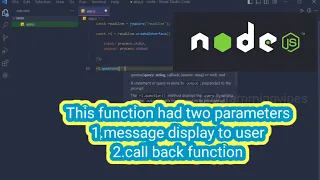 Node JS Beginners User Input Output Tutorial 1