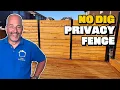 Easiest Fence I ve Ever Built Weekend Project