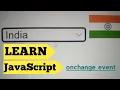 Onchange event in javascript onchange event example in js