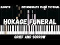 Download Lagu Naruto - Hokage Funeral (Intermediate Piano Tutorial)