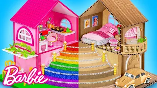 كيفية بناء منزل رائع لباربي مستلزمات الدمى الكرتونية الرائعة من 123 GO 