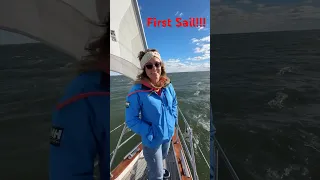 One of our first sails on Aurora!!