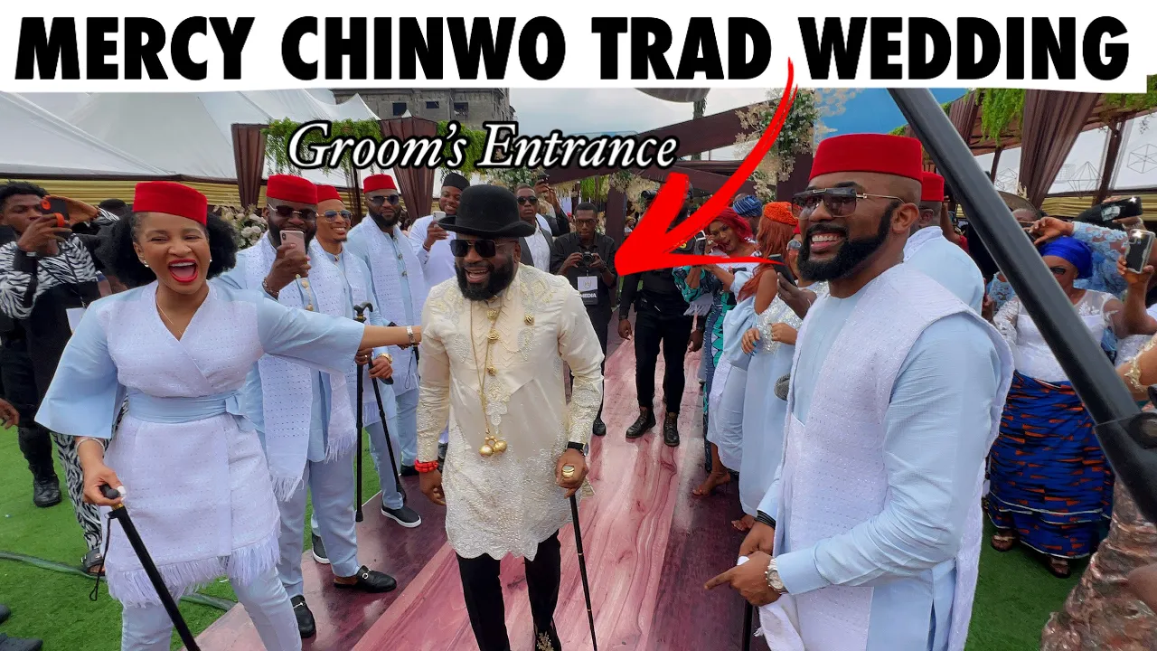 GROOM, PASTOR BLESSED arrived in grand style!! / Mercy Chinwo’s Traditional Marriage Video