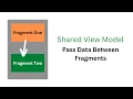 Shared Viewmodel Pass data between fragments In Android Studio