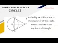 Lagu In the figure, OP is equal to the diameter of the circle. Prove that ABP is an equilateral triangle