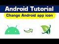 How to change or customize Android app icon in Android Studio