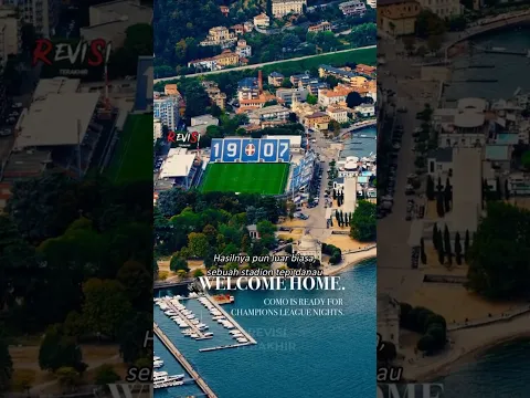 Pejabat klubnya gak korup, Como sulap stadionnya jadi yang terindah di UCL! 🙌