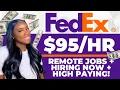 FEDEX WORK FROM HOME Get Paid Up To REMOTE Work From Home