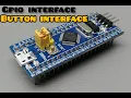 Button interface using STM32 STM32 GPIO INPUT Configuration STM32F Series