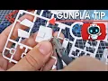 GUNPLA TIP Cutting out Parts Nub Removal