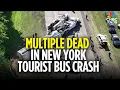 Meerdere doden en veel gewonden na crash van toeristenbus in New York | Busongeluk in de VS | N18G