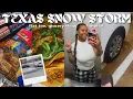 SINGLE MOM OF 3 GROCERY SHOPS USING W I C IN TEXAS SNOW STORM FLAT TIRE SURGERY UPDATE KROGER