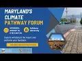 Maryland s Climate Pathway Report Salisbury University Listening Session 2023